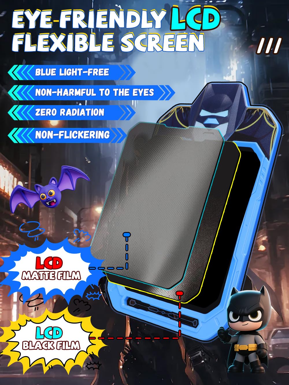 Fullware Bat Hero tablet side view highlighting slim, portable design.