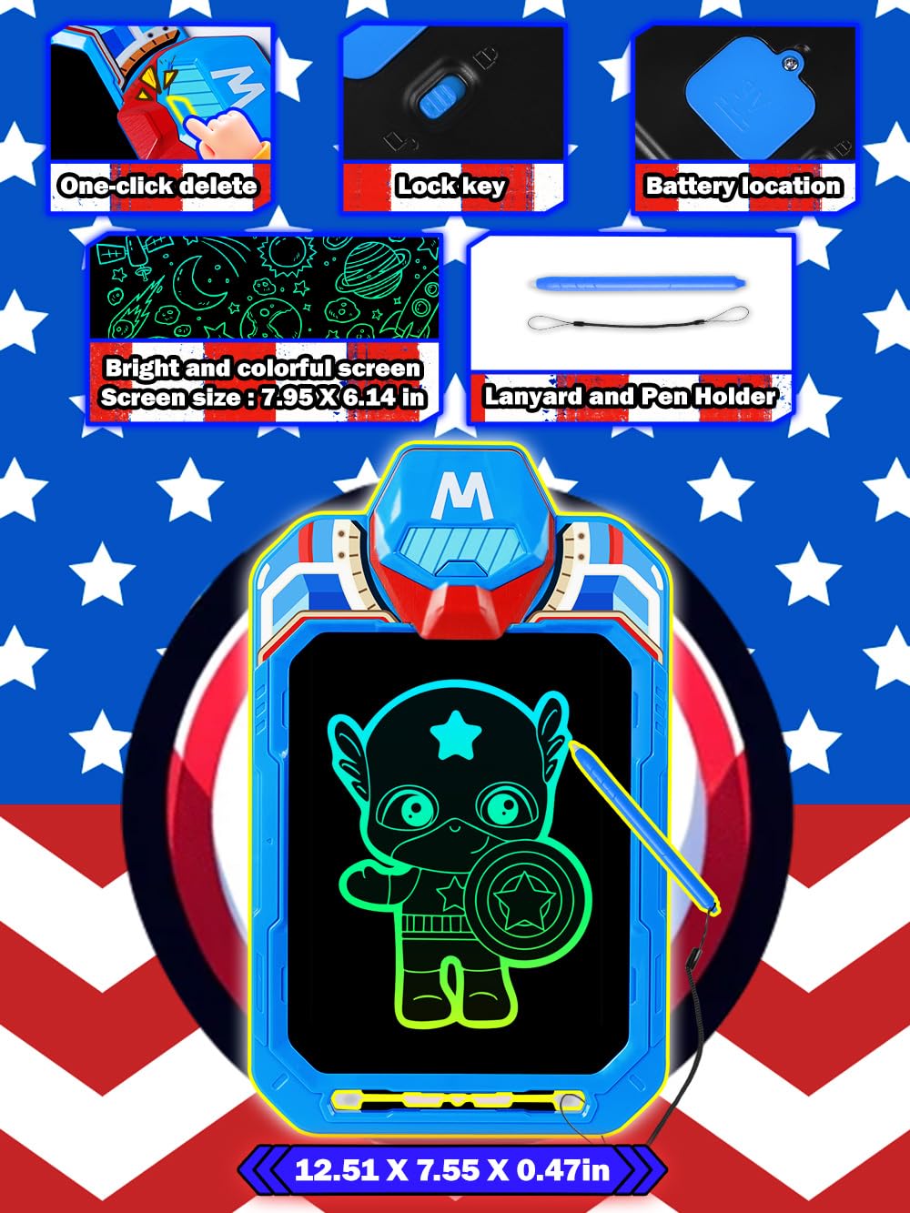 Durable ABS material used in the Fullware Mech Iron Hero tablet.