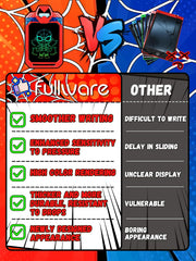 Fullware Mech Iron Hero tablet front view boosts creative sketching on trips.