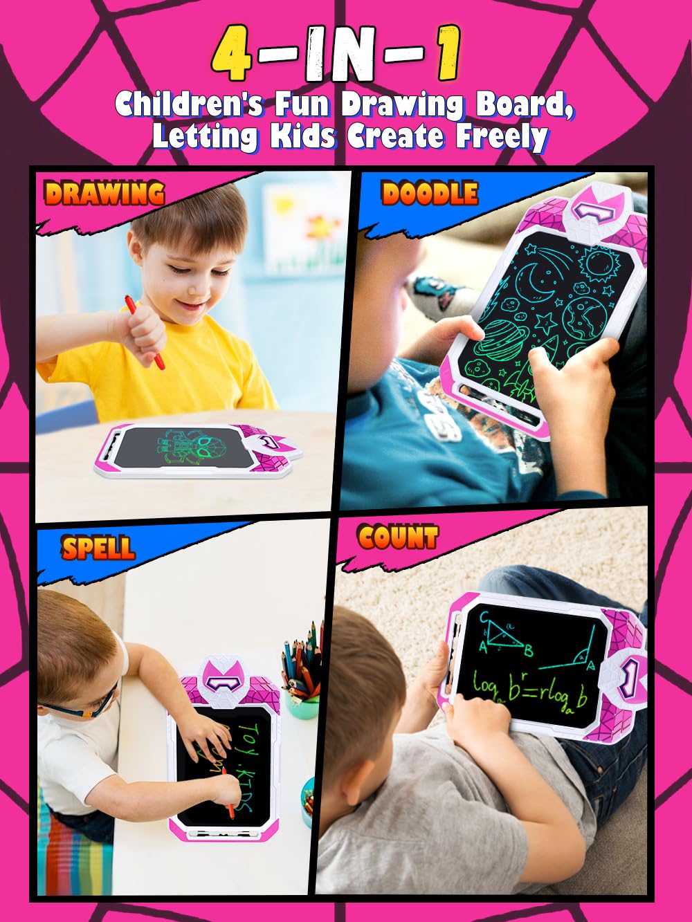 Fullware tablet with pen-slot stand, easy artwork display.