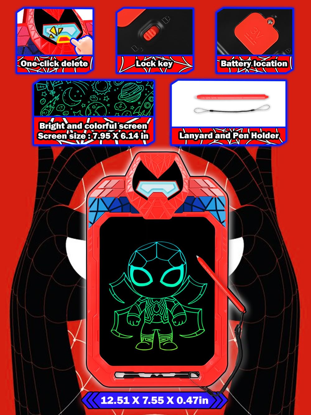 Fullware Pen slot image emphasizes secure storage for the included stylus.