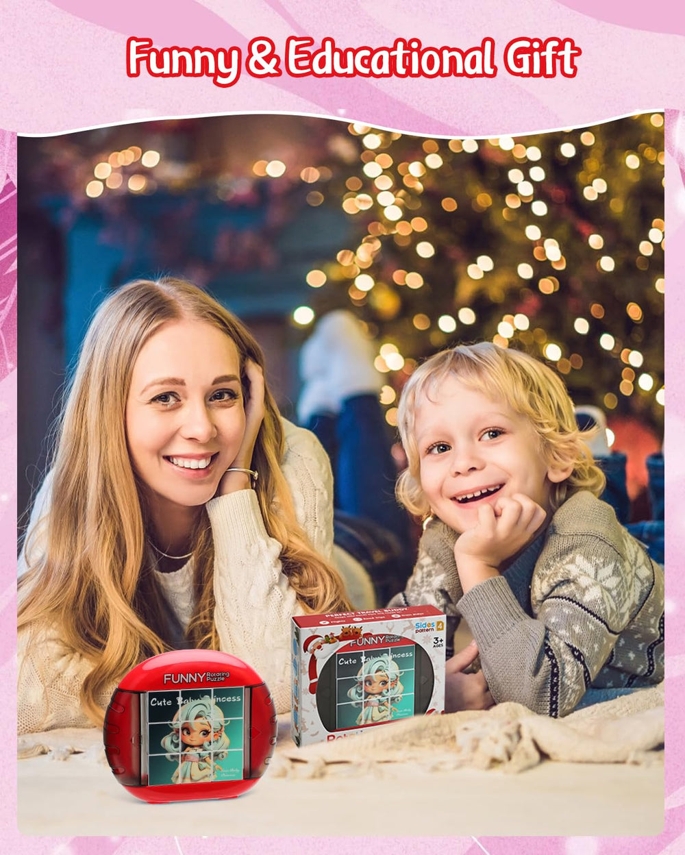 Fullware Rotating 3D Puzzle makes a gift for kids' birthdays and holidays