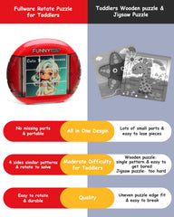 Fullware Rotating 3D Puzzle made with safe, durable materials for lasting play