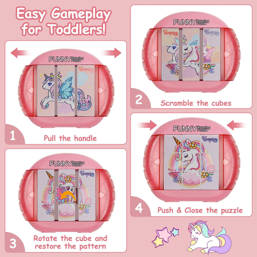 Fullware rotating puzzle car outing demonstrates portable travel entertainment and quiet play.