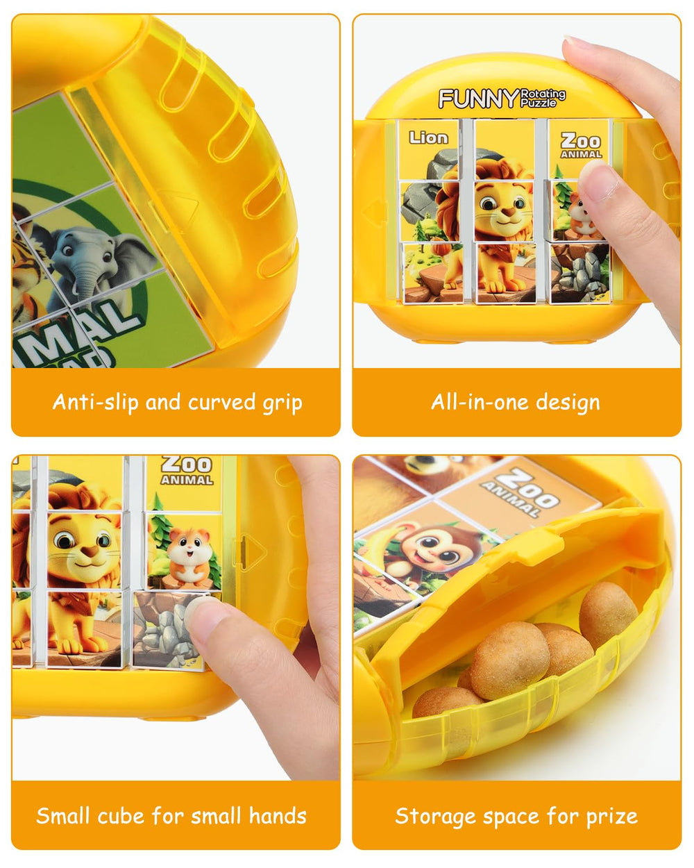 Fullware Rotating Puzzle colorful cubes emphasize visual appeal