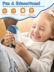 Fullware rotating puzzle close-up shows durable, non-toxic construction for safe play.