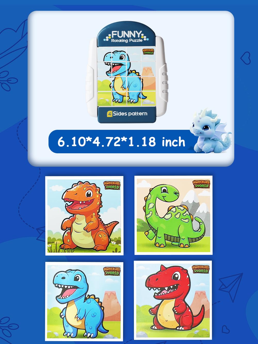 Fullware rotating puzzle in family play setting encourages cooperative learning and fun.