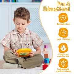 Fullware puzzle promotes finger dexterity and hand-eye coordination during rotation.
