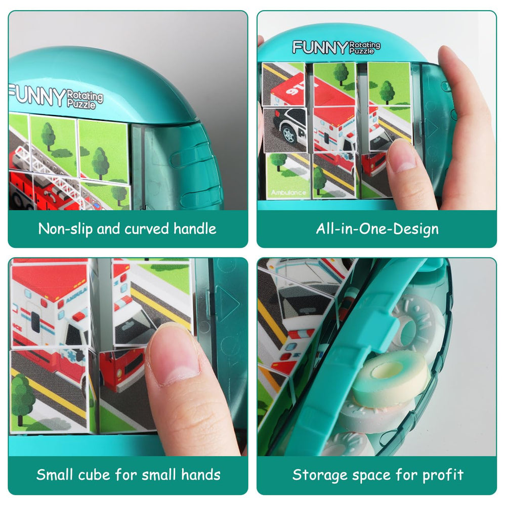 Fullware rotating puzzle safe-durable materials ensure sturdy, everyday use.