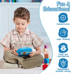 Fullware Rotating Puzzle is travel-friendly, great for car trips and crowded outings.