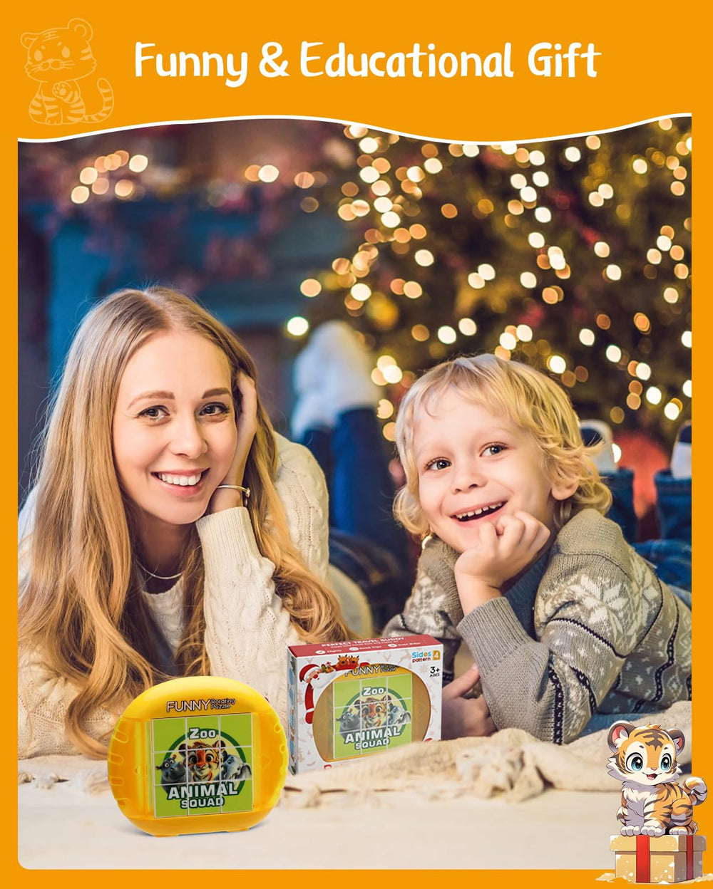 Fullware Rotating Puzzle zoo-animals promotes imaginative play