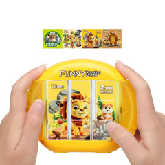 Fullware Rotating Puzzle Zoo Squad front view with bright colors for travel