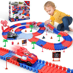 Fullware Spider Hero Track front view, a colorful STEM toy boosting problem-solving for kids.