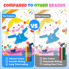 Bright, durable colors resist breakage during classroom use.