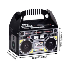Fumwase retro boombox decor enhancing centerpieces at 80s events
