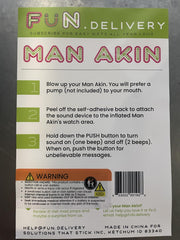 FUN Delivery Man Akin ideal for events like divorce parties and gag photos.