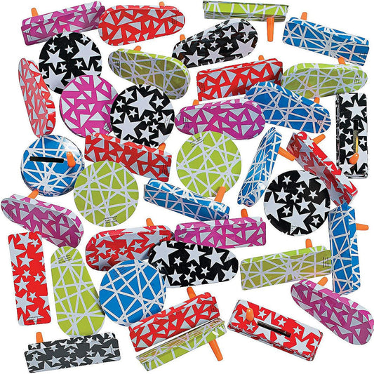 Fun Express metal noisemaker 50pc pack energizing a stadium crowd
