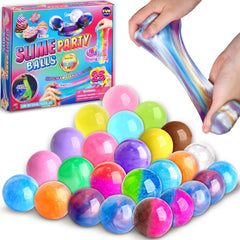FUN KIDZ Galaxy slime ball—vibrant swirl for engaging play and party favors.