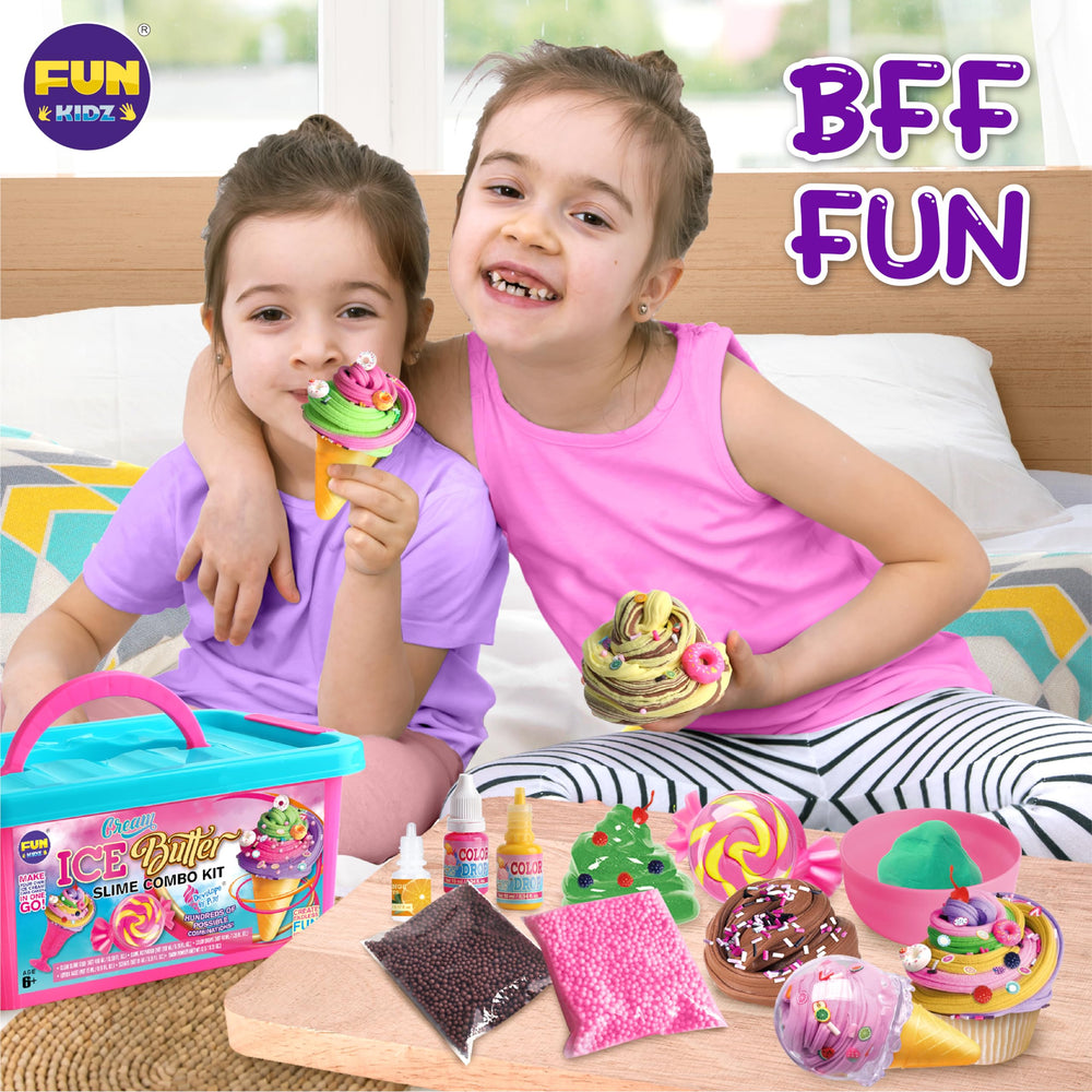 Fun Kidz Gift Butter Slime Kit glitter slime adds sparkle to DIY decorations
