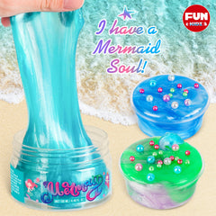 FUN KIDZ mermaid tail jar display demonstrates crafts and decorative storage.