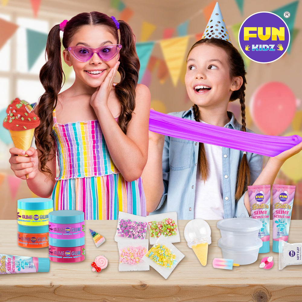 FUN KIDZ slime party activities kit ideal for group play