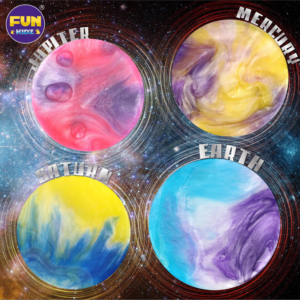 FUN KIDZ soft, non-sticky slime provides mess-free tactile fun.
