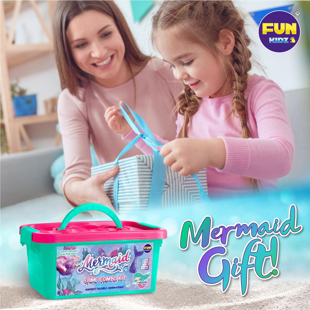 FunKidz stress-relief slime offers a tactile sensory experience.