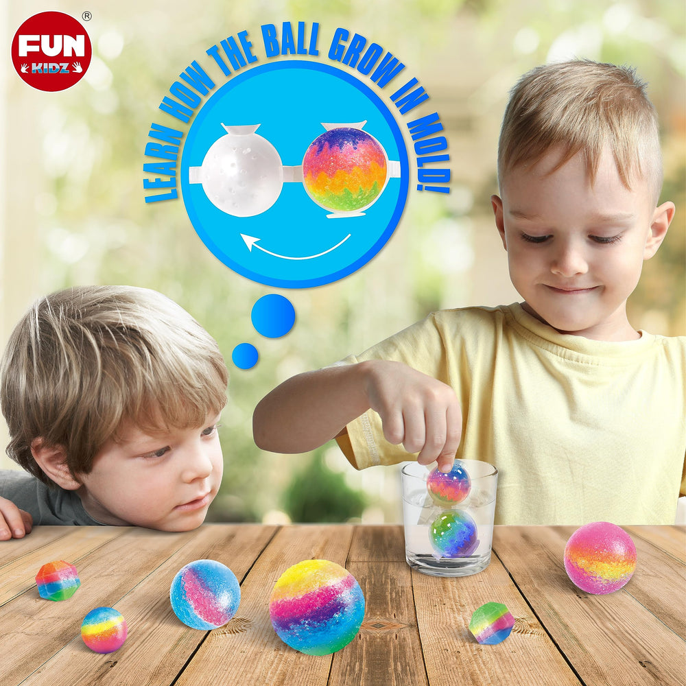 FUN KIDZ transparent ball model view reveals color layers
