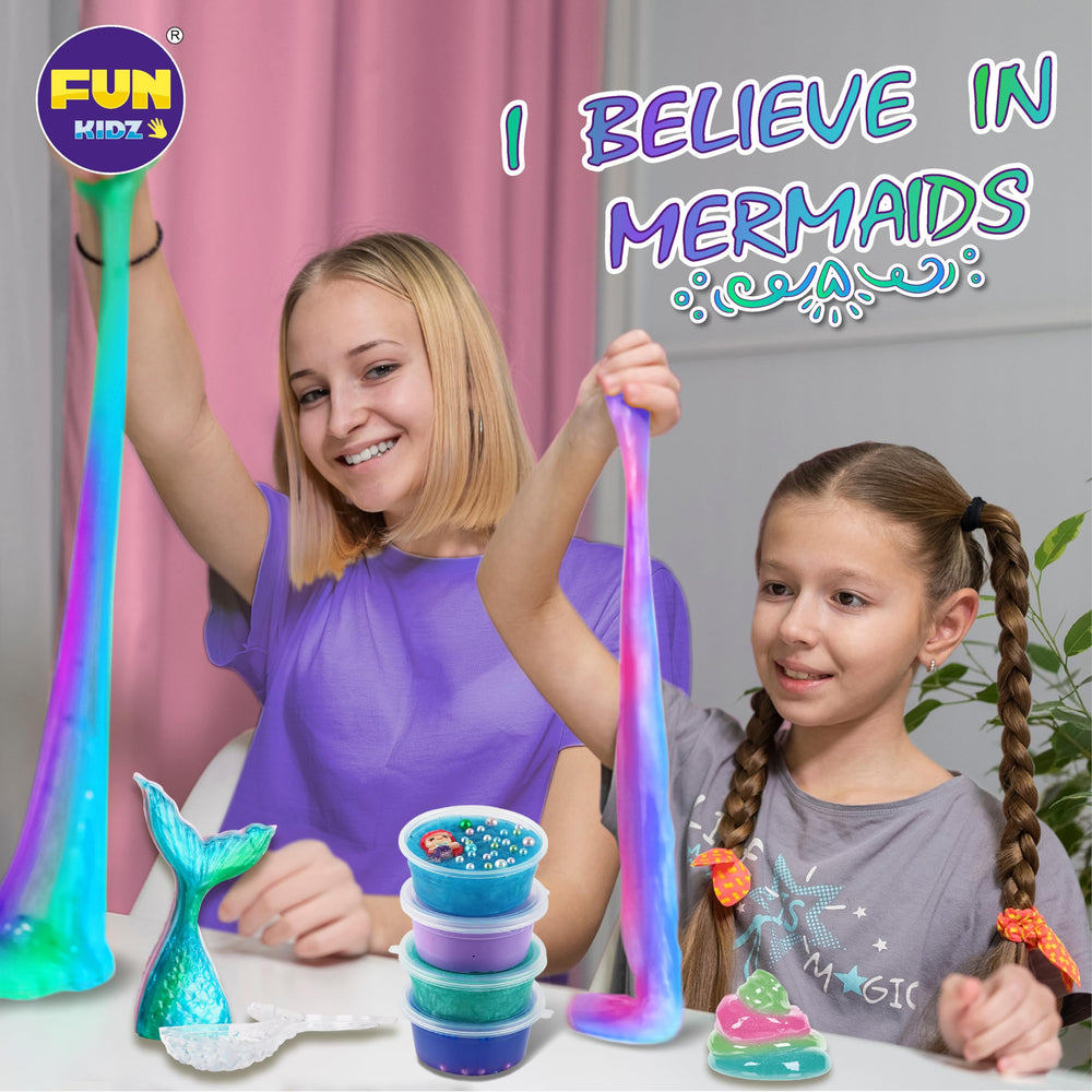FunKidz vanilla-scented slime for a pleasant play aroma.