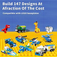 Fun Little Toys 147 shapes collection showcases diverse pieces for unique structures and learning.