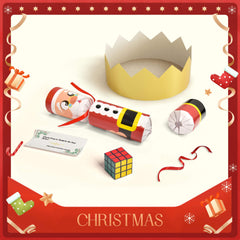 FUN LITTLE TOYS Christmas cracker design adds playful decor to holiday tables.