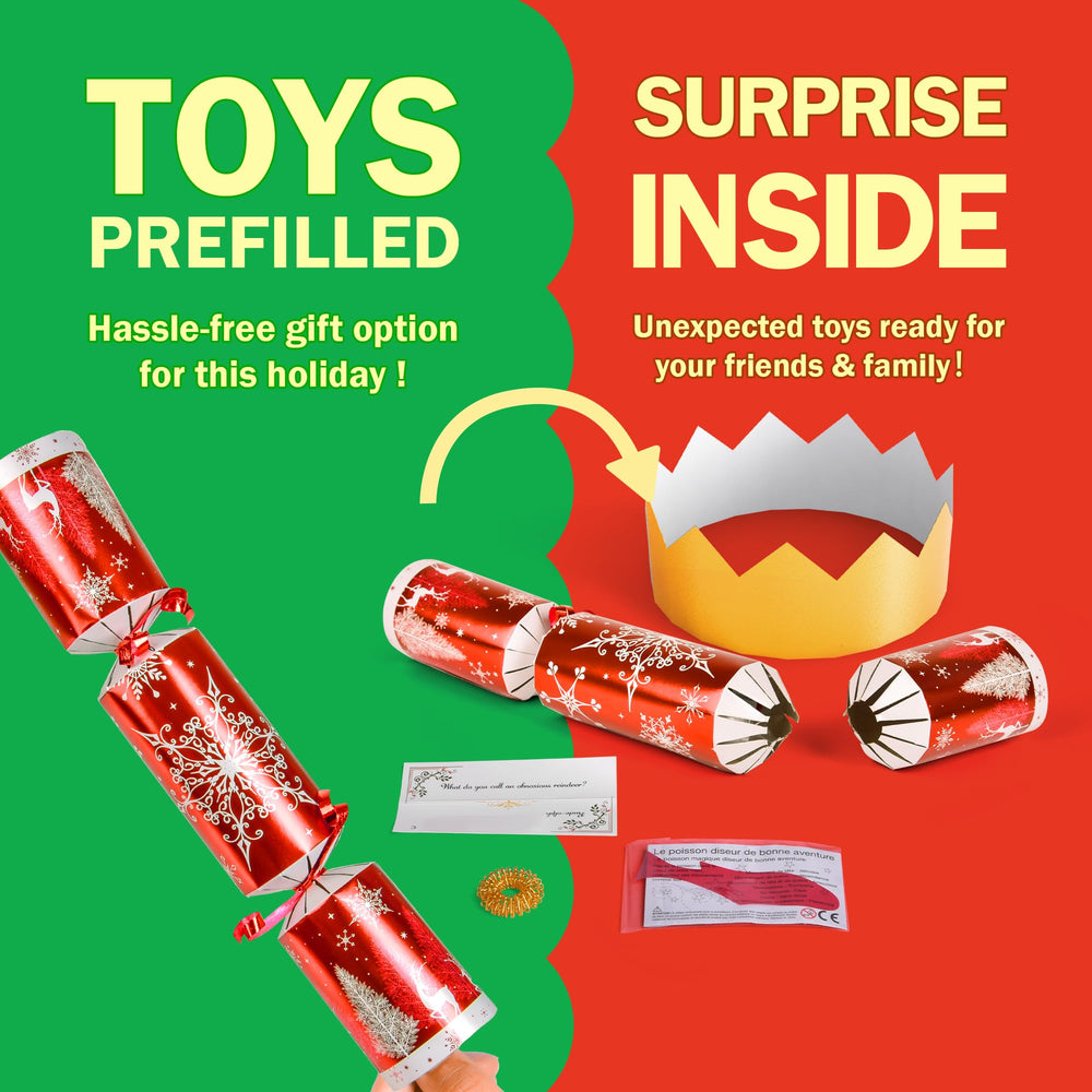 FUN LITTLE TOYS random gift inside crackers creates delightful surprises