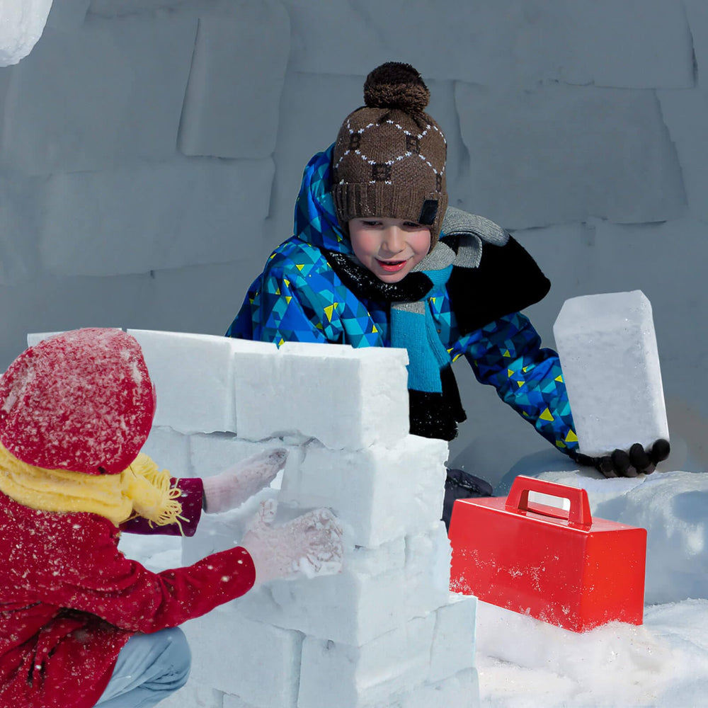 Fun Little Toys Snow Fort Building Block shovel for quick cleanup
