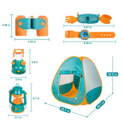 FUN LITTLE TOYS Velcro food pieces invite interactive meals and storytelling.