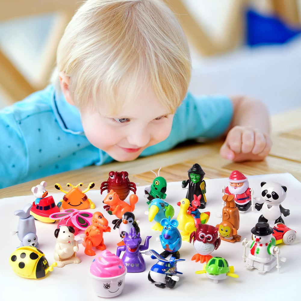 Fun Little Toys wind-up butterfly flutter motion invites imaginative pretend.