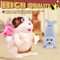 Fun Little Toys wind-up Santa snowman captures festive fun for party favors and stories.