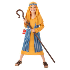 Fun Shack blue shepherd tunic creates a classic nativity look for kids