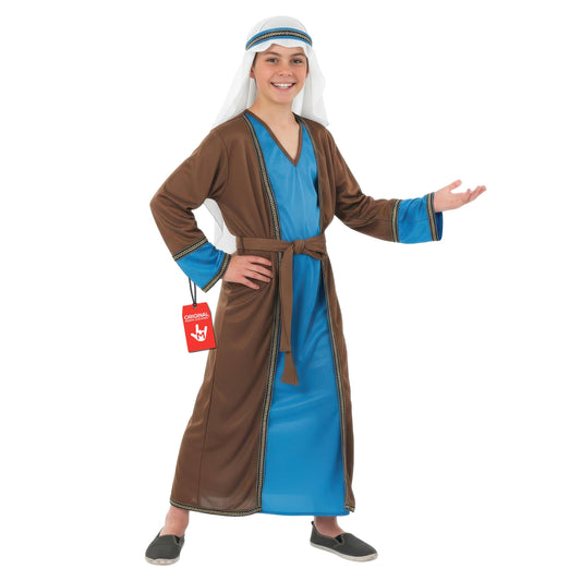 Fun Shack St Joseph blue tunic costume for kids, ideal for classroom nativity plays.