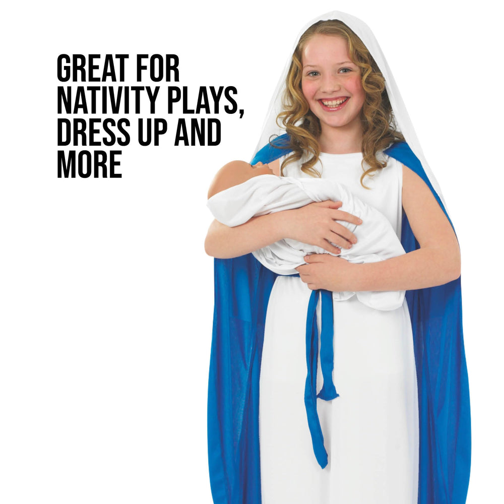 Fun Shack Virgin Mary headpiece completes the traditional Christmas pageant look