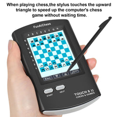 FunAiChess includes stylus for precise moves and comfortable interaction.