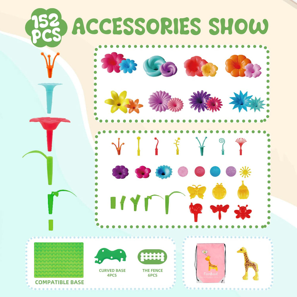 Funbud delicate fences for garden scene-building and spatial awareness