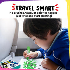 Funcils gift-ready art set in a sturdy case for birthdays or holidays