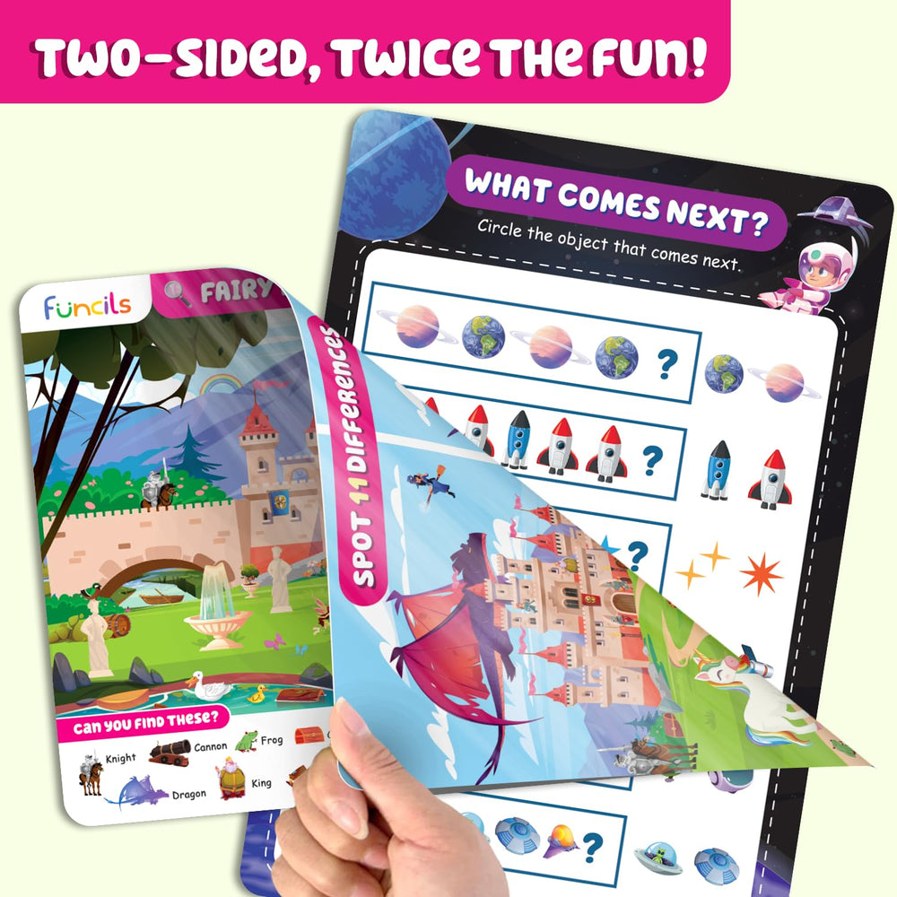 Funcils Seek and Find vocabulary mats offer engaging language-building activities