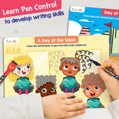 Funcils writing-markers-pack enabling reusable, clear writing on mats.