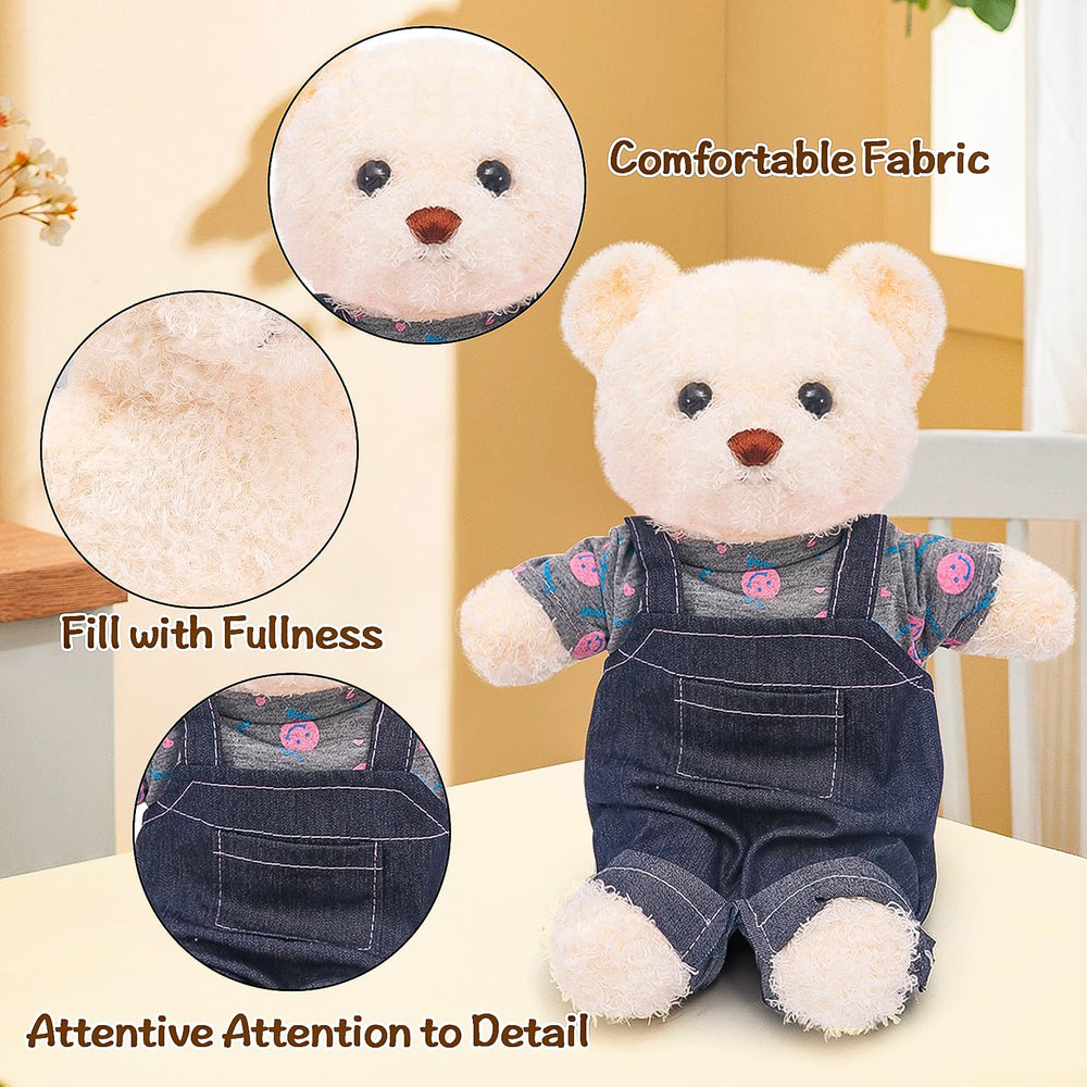 FUNCREVITY imaginative dress-up play with bear outfits