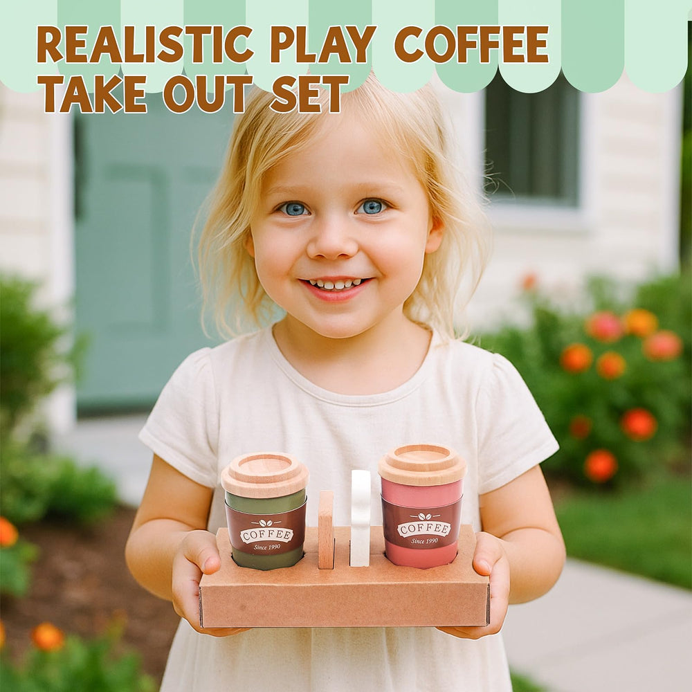 FUNCREVITY coffee cups and spoons support sharing and kitchen pretend play