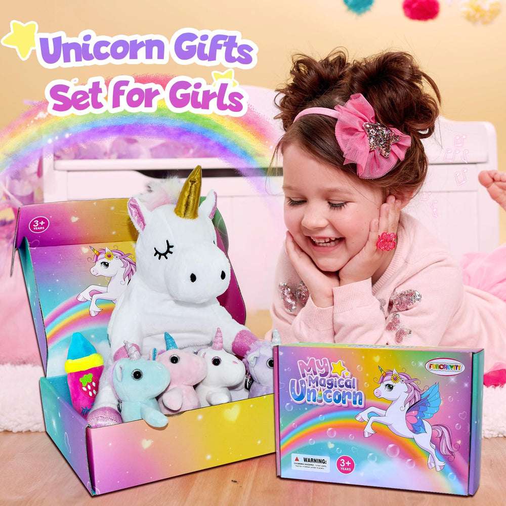 FUNCREVITY gift box ready to gift this unicorn set.