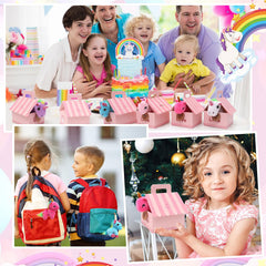 Funcrevity unicorn party favors: versatile gifts for birthdays, Christmas, or treasure boxes.