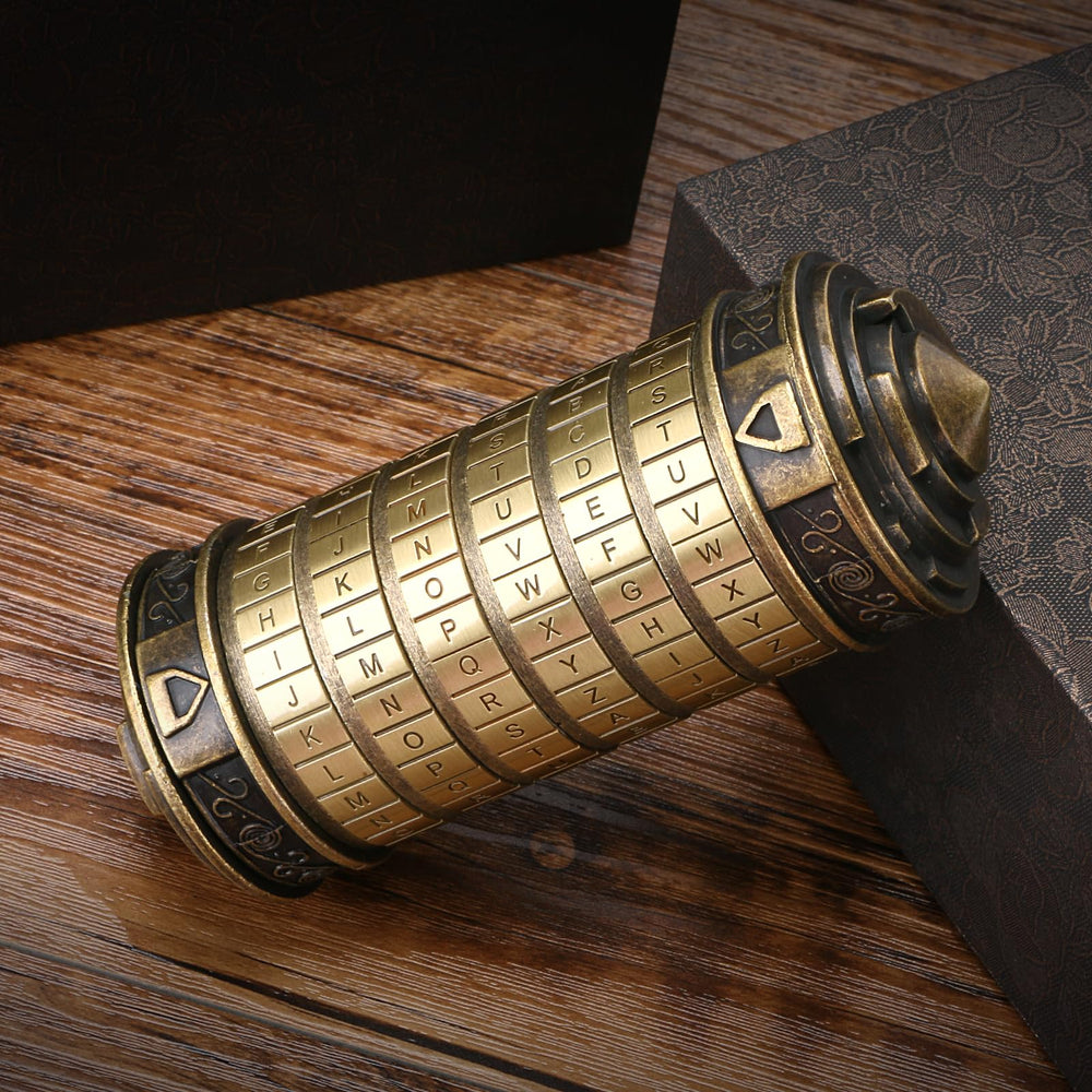 FUNDASTIC Cryptex Da Vinci Code dials reveal five-turntable mechanism