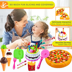 FUNERICA play food goodies set french-fries complements restaurant pretend play